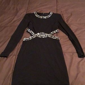 Black cocktail dress
